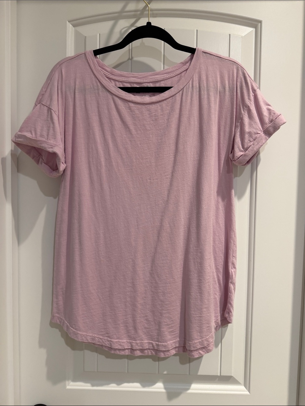 Everyday Crew Neck Tee - Soft Light Lavender